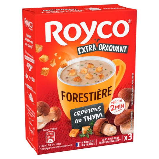 Dehydrierte Waldpilzsuppe & Croutons Royco