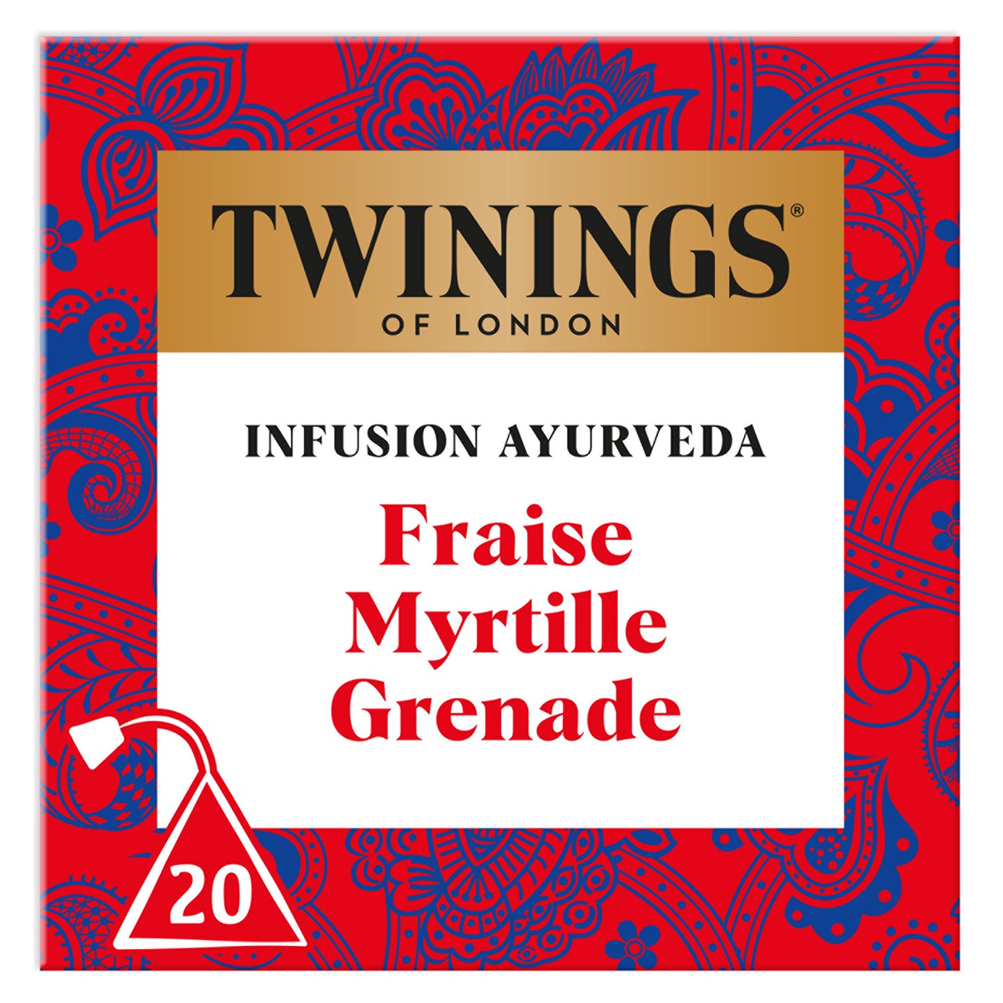 Erdbeere / Heidelbeere / Granatapfel / Ayurveda Infusion Twinings