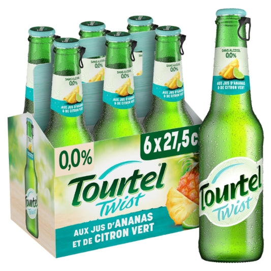 Pineapple Flavored Alcohol-Free Beer Tourtel Twist