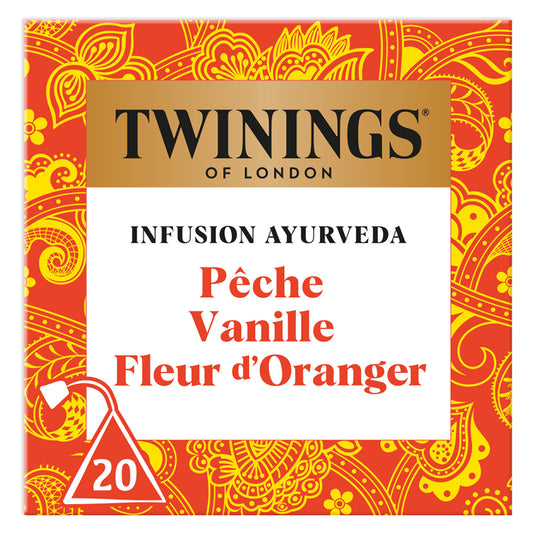 Orangenblüte / Pfirsich / Vanille Aufguss Twinings