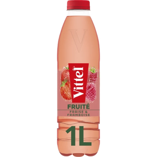 Vittel Strawberry Raspberry Flavored Water