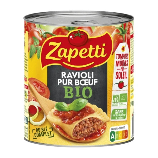 Bio reine Rindfleisch-Ravioli Zapetti